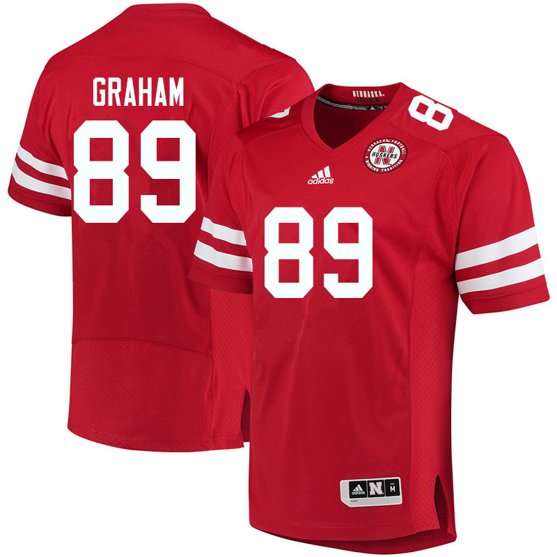 Youth #89 Jamin Graham Nebraska Cornhuskers College Football Jerseys Sale-Red